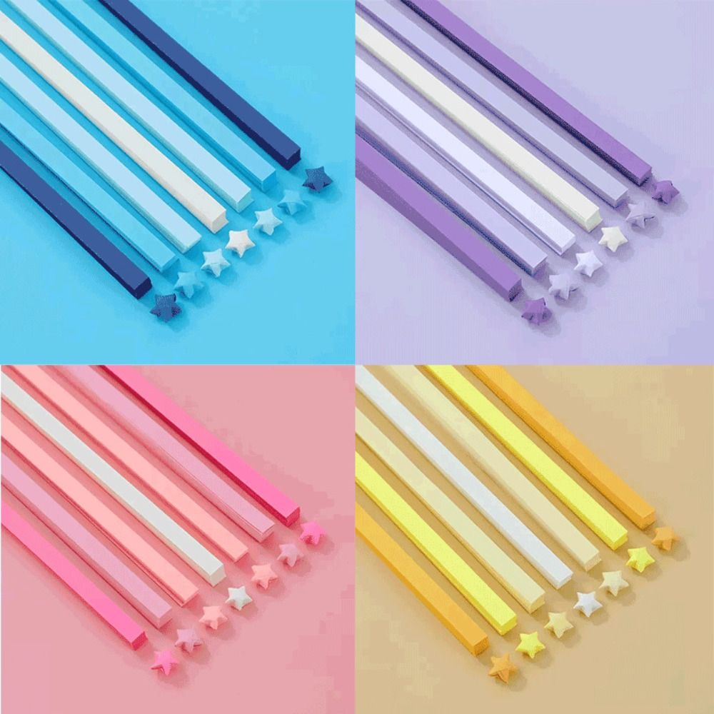 Quilling Paper Strips - 540 Sheets Origami Paper Stars DIY