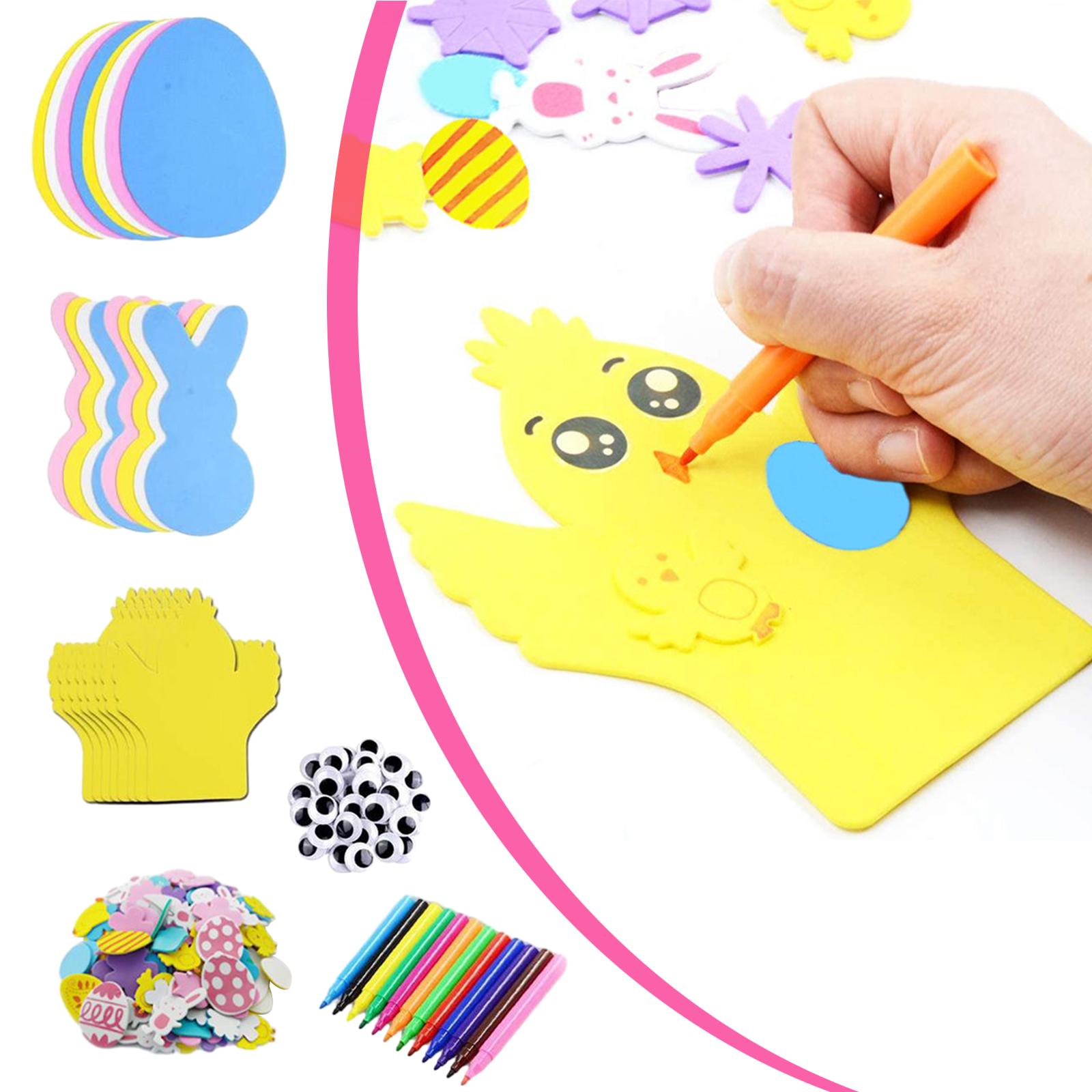 Art Craft Easter - Easter Foam Stickers Set Multicolor DIY