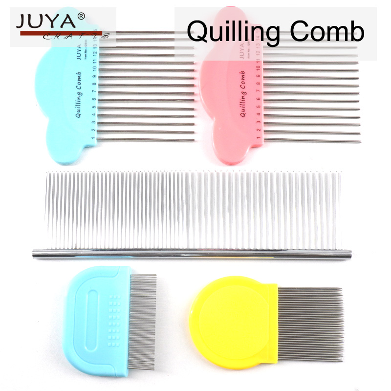 Quilling Paper Strips - JUYA Quilling Comb, 4 styles, Blue