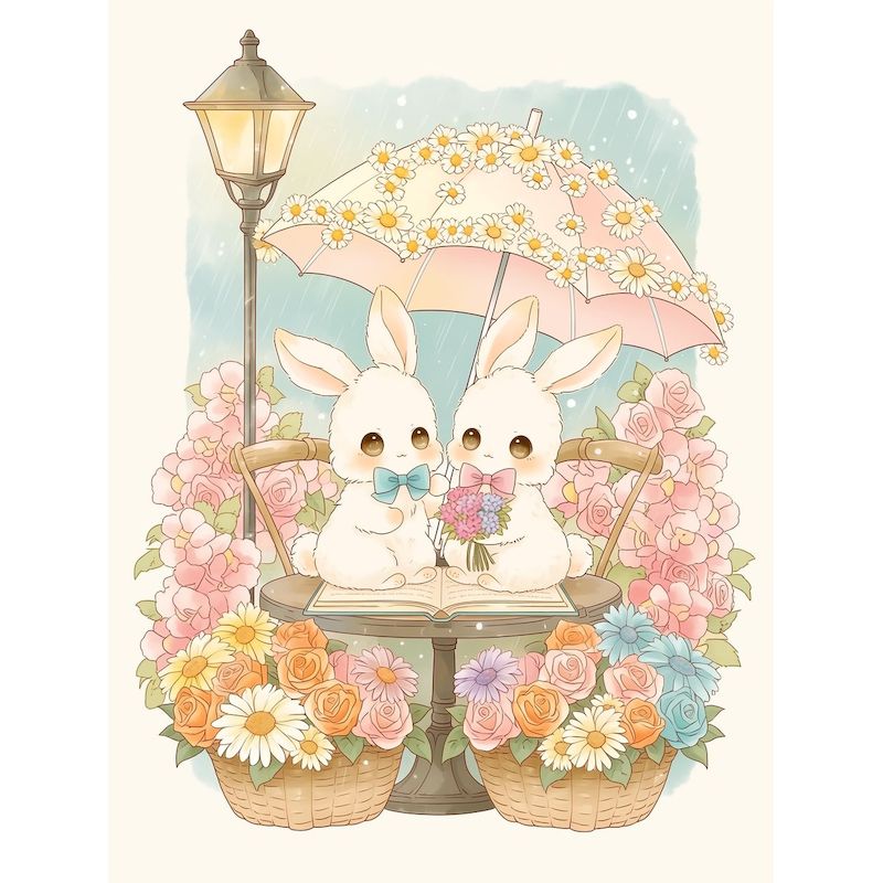 Art Craft Rabbit - RUOPOTY Painting By Numbers Arts and