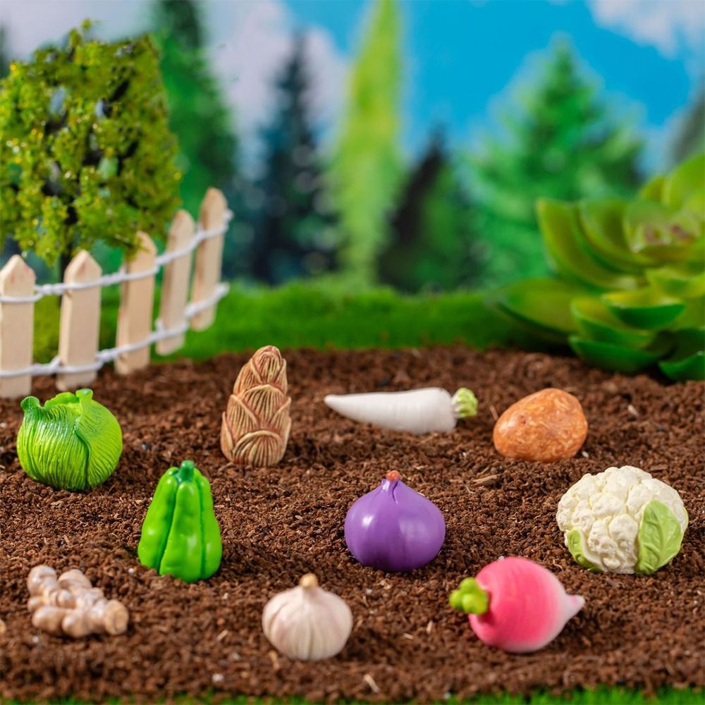 Art And Craft Vegetable - Cute Vegetable Figurines Miniatures Mini Handicrafts