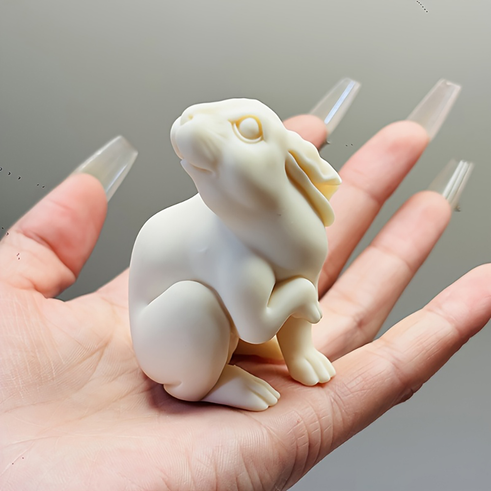 Resin White Rabbit Figurine Re - огляд і ціна Art Craft Rabbit