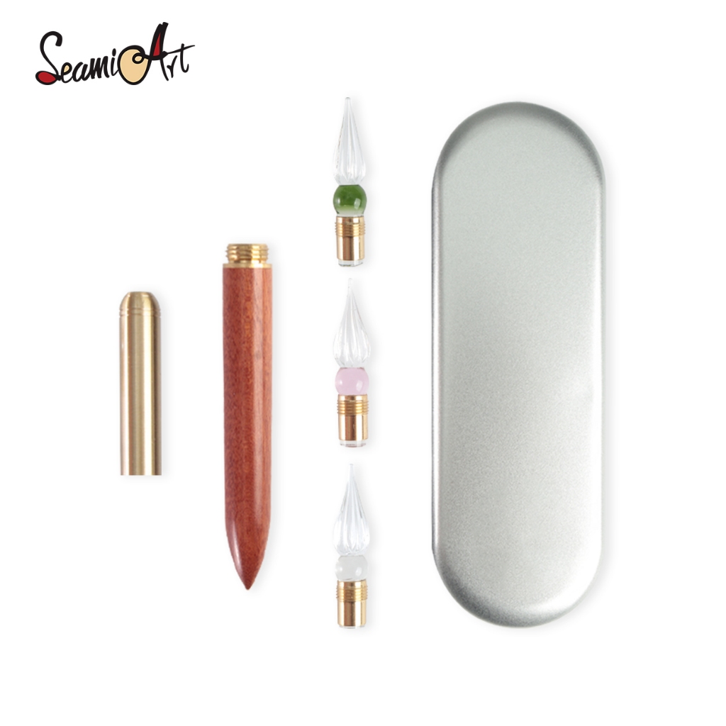 SeamiArt Replaceable Glass Nib - огляд і ціна Calligraphy Pen Set