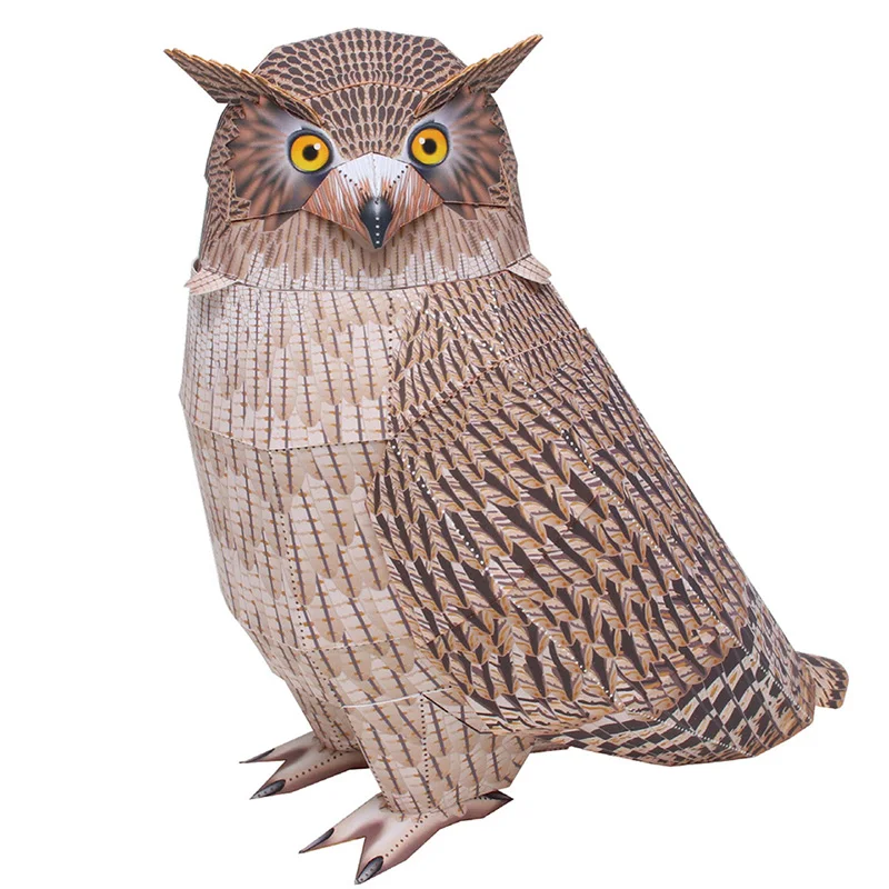 Blakiston's Fish Owl Handmade  - огляд і ціна Art Craft Cardboard