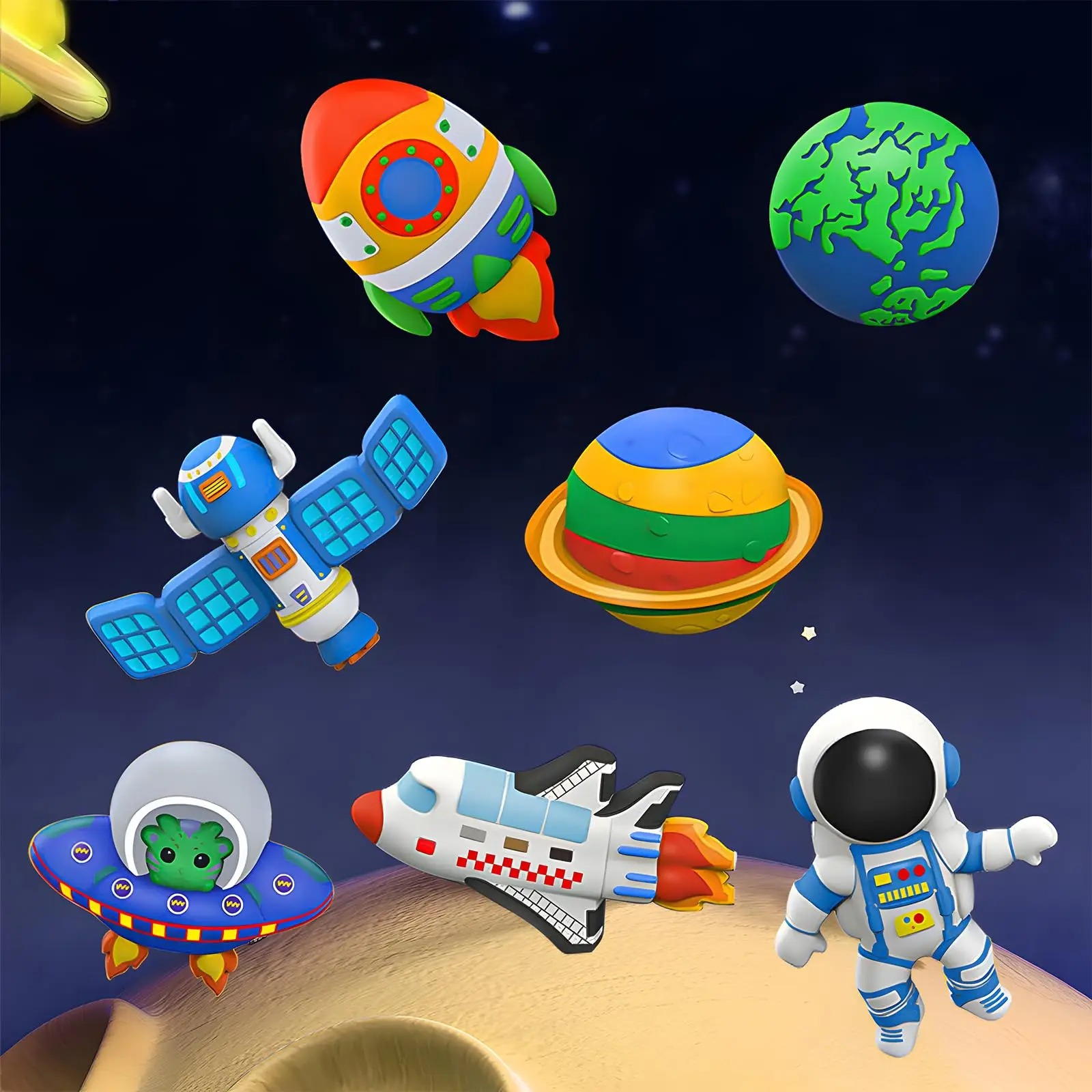 Space DIY Gypsum Kit for Kids  - огляд і ціна Art Craft For Toddlers