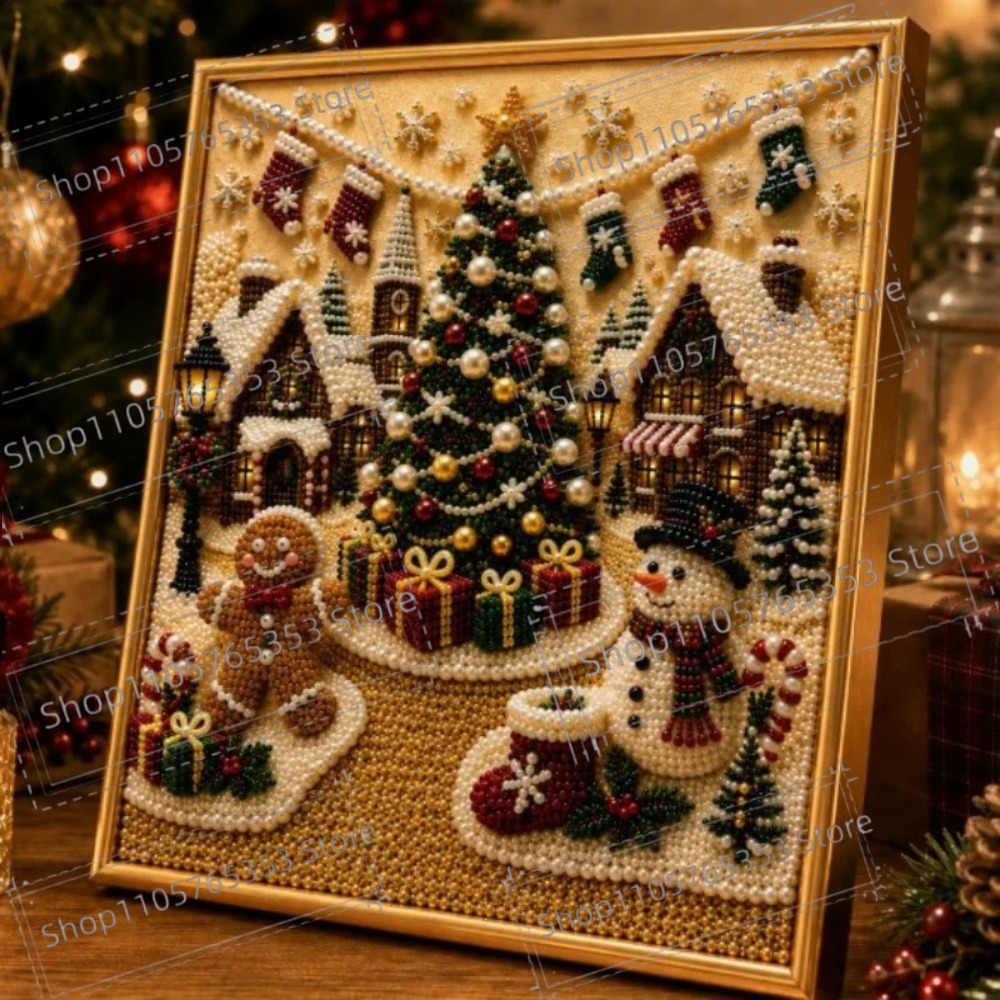 2026 DIY Christmas Pearl Diamo - огляд і ціна Art Craft Holiday