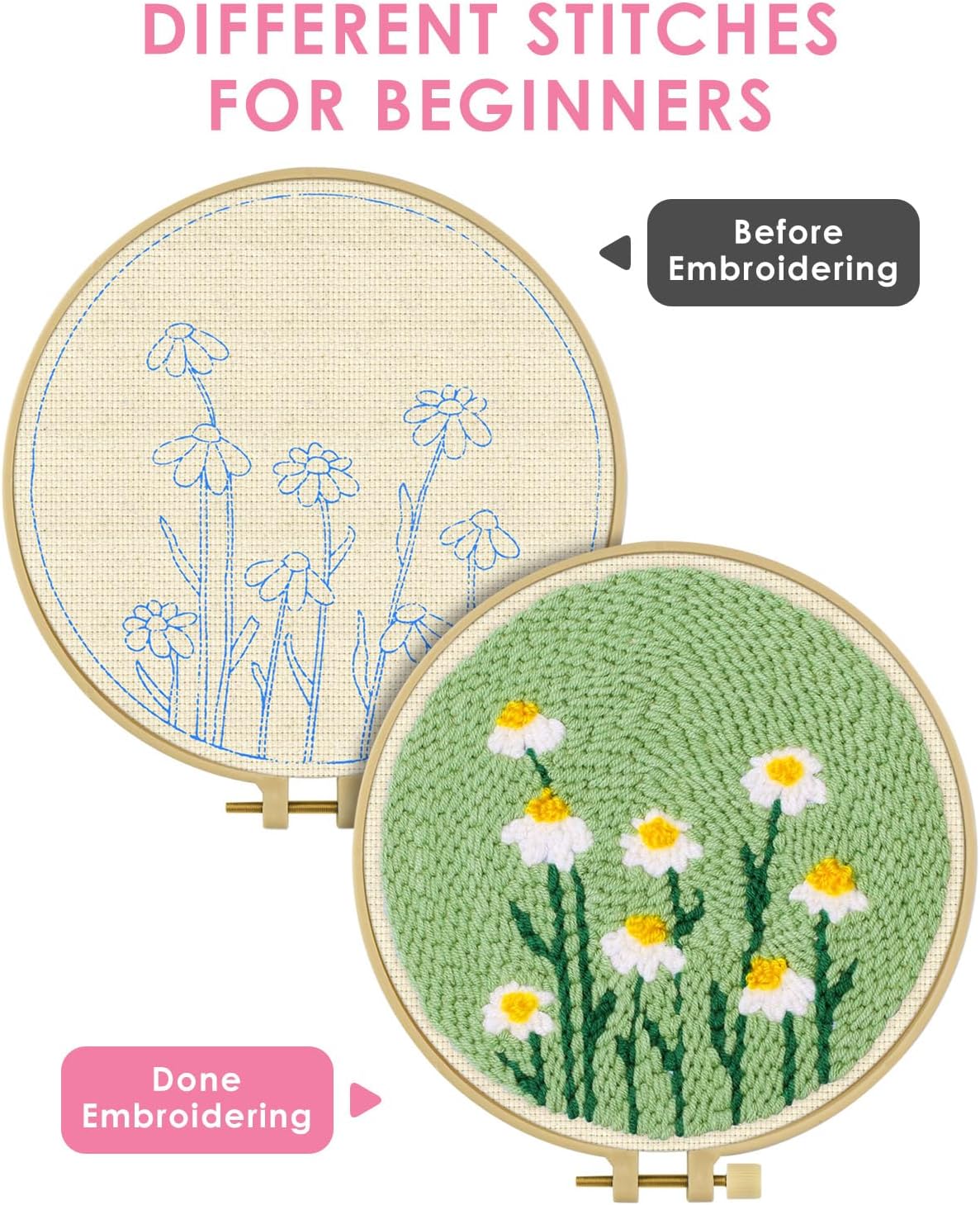 Punch Needle Embroidery Cartoo - огляд і ціна Art Craft Rabbit