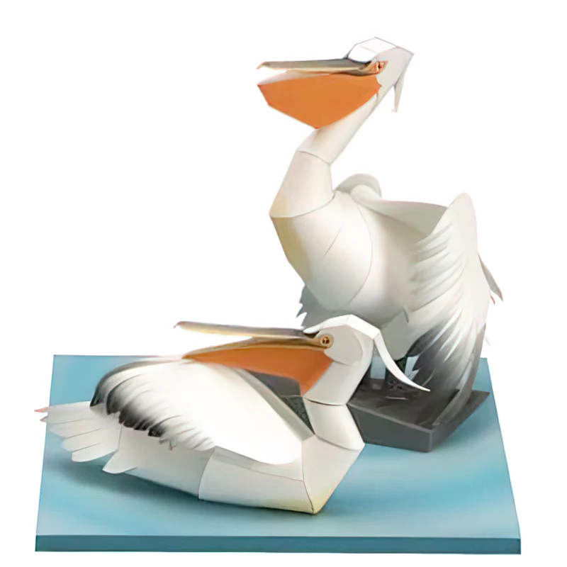 Dalmatian Pelican Origami Art  - огляд і ціна Art Craft Cardboard