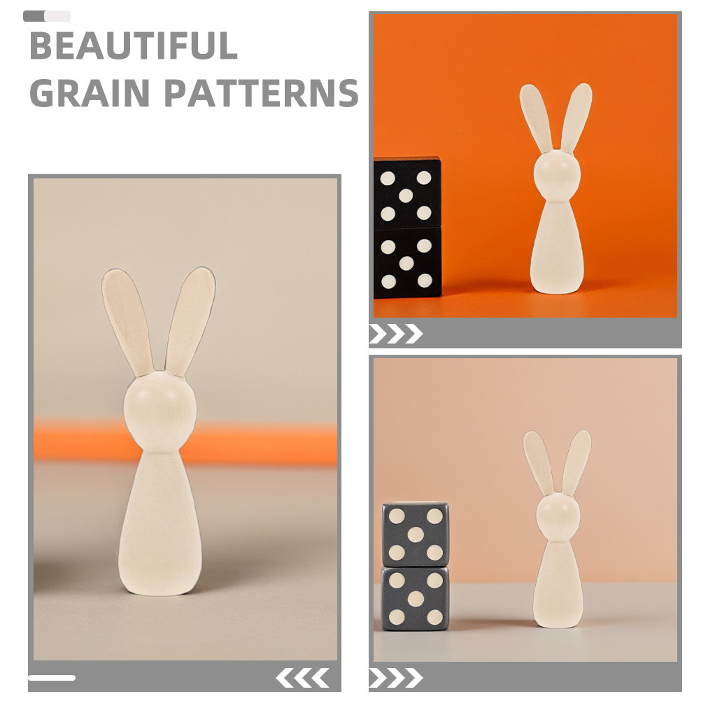 7Pcs Blank Wooden Bunny Peg Na - огляд і ціна Art Craft Rabbit