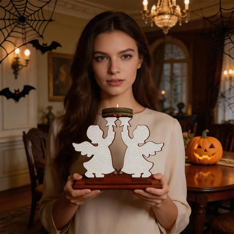 kid candle holder Halloween ho - огляд і ціна Art Craft Holiday