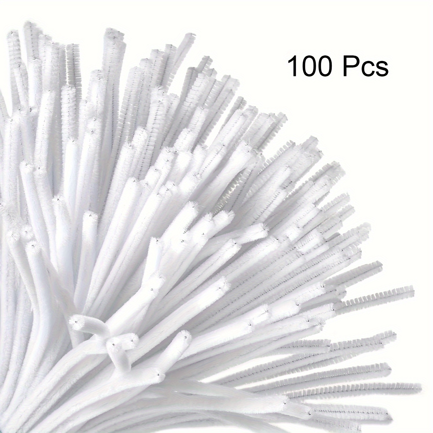 100 Pcs White Pipe Cleaners,Pi - огляд і ціна Art Craft For Toddlers