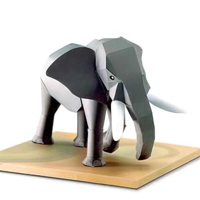 African Elephant Origami Art M - огляд і ціна Art Craft Cardboard