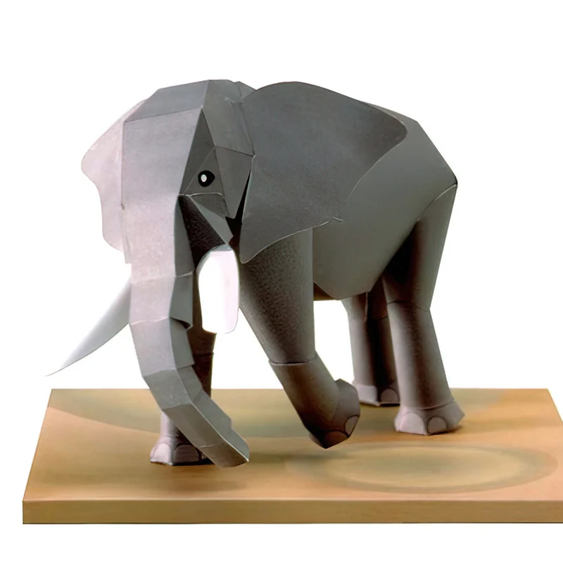 African Elephant Origami Art M - огляд і ціна Art Craft Cardboard