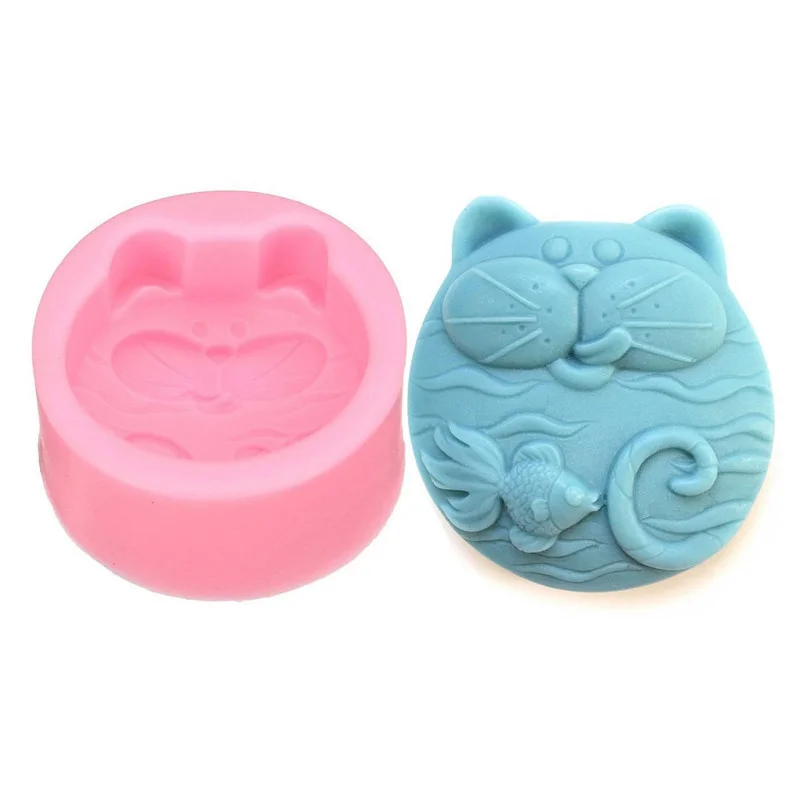 1PC Non-Stick Silicone Mold 3D - огляд і ціна Art Craft Cat