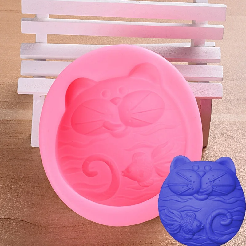 1PC Non-Stick Silicone Mold 3D - огляд і ціна Art Craft Cat