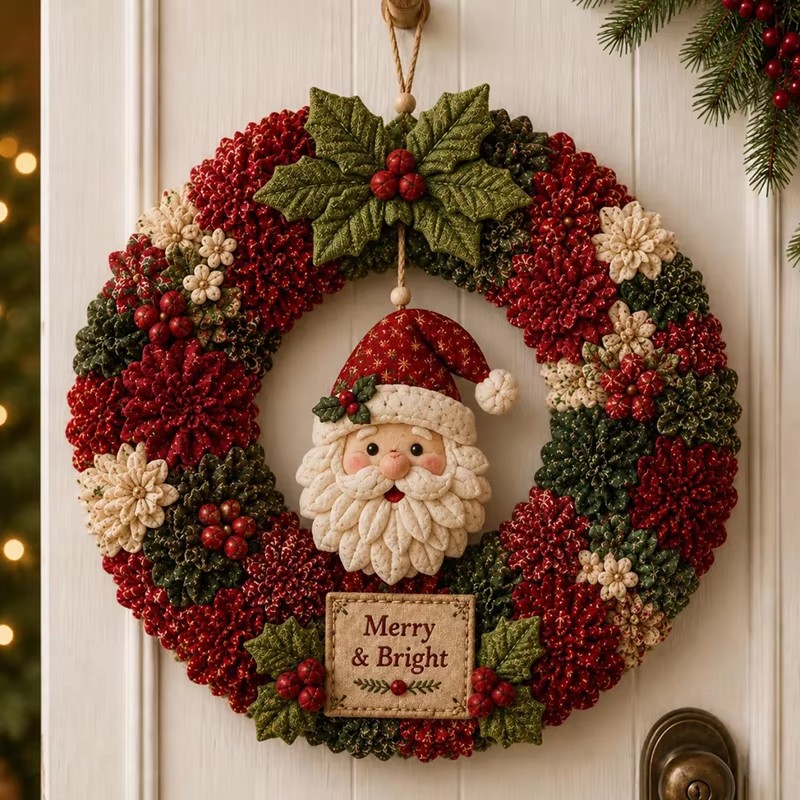 3D Christmas Fabric Poke Art K - огляд і ціна Art Craft Holiday