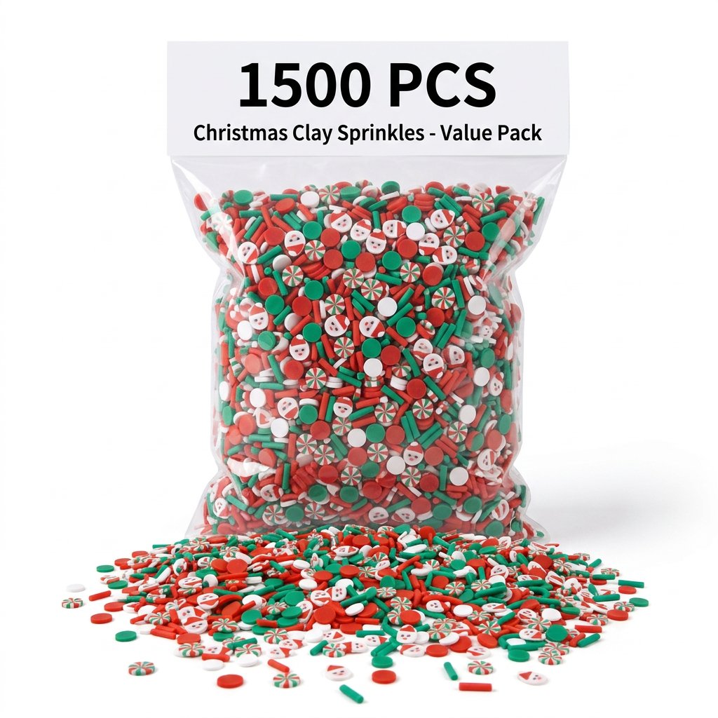 1500pcs Christmas Clay Sprinkl - огляд і ціна Art Craft Easter