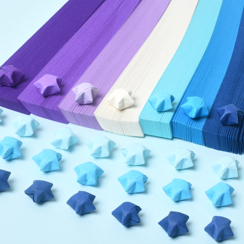 540 Sheets Star Origami Paper  - огляд і ціна Quilling Paper Strips