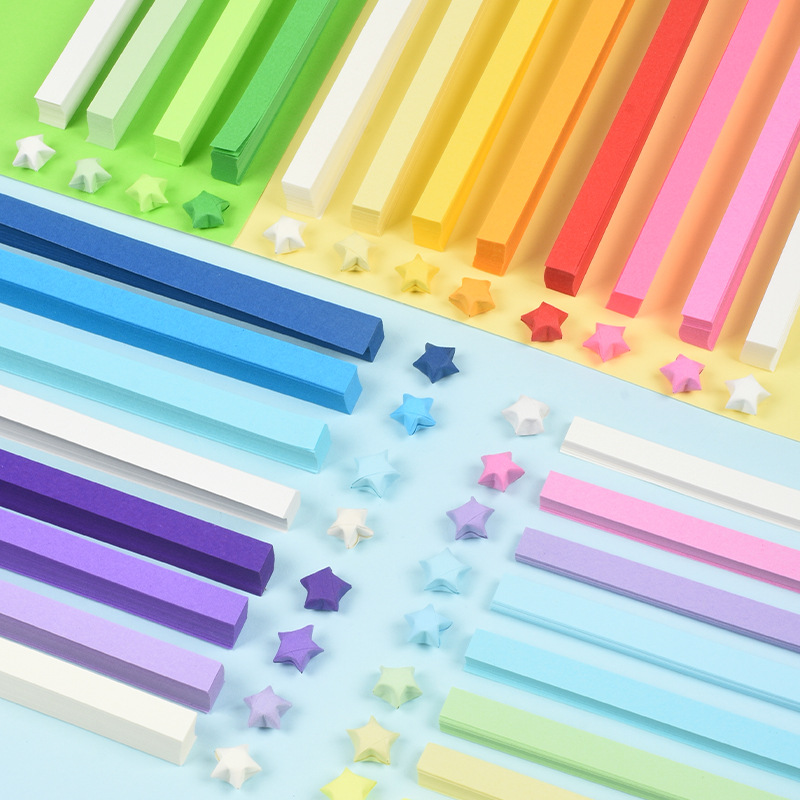 540 Sheets Star Origami Paper  - огляд і ціна Quilling Paper Strips