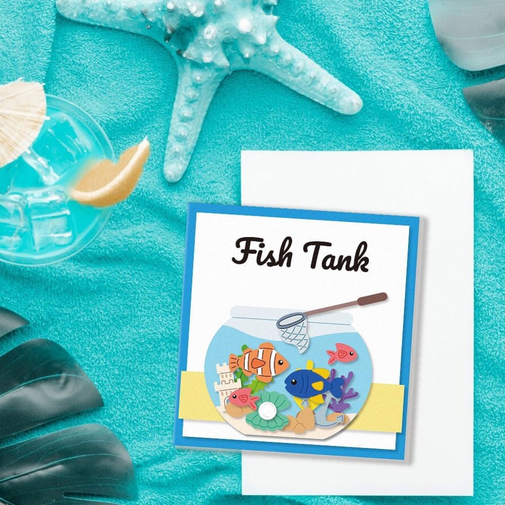 Fish Tank Die Cuts Carbon Stee - огляд і ціна Artwork Craft