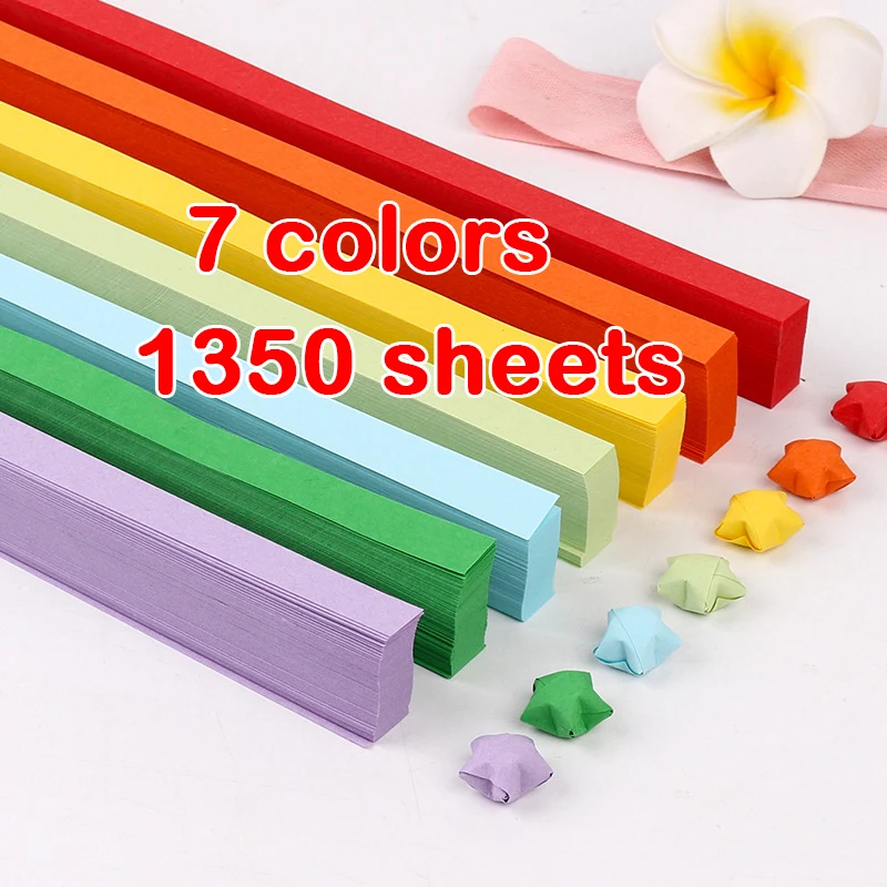 1350 Sheet Star Origami Paper  - огляд і ціна Quilling Paper Strips