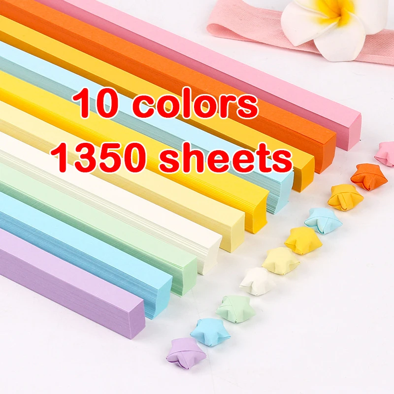 1350 Sheet Star Origami Paper  - огляд і ціна Quilling Paper Strips