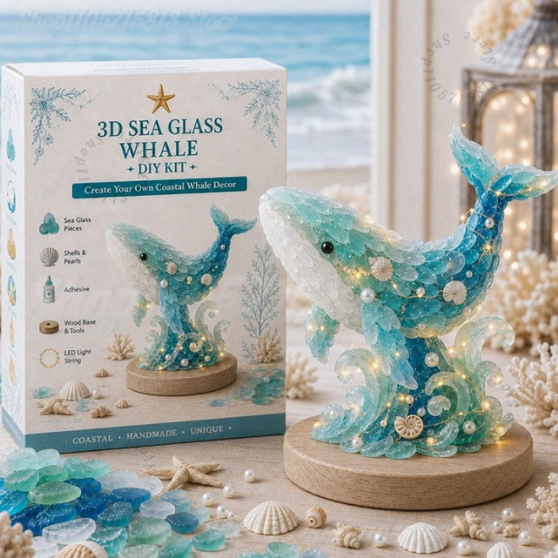 Christmas DIY Sea Glass Craft  - огляд і ціна Art Craft Holiday