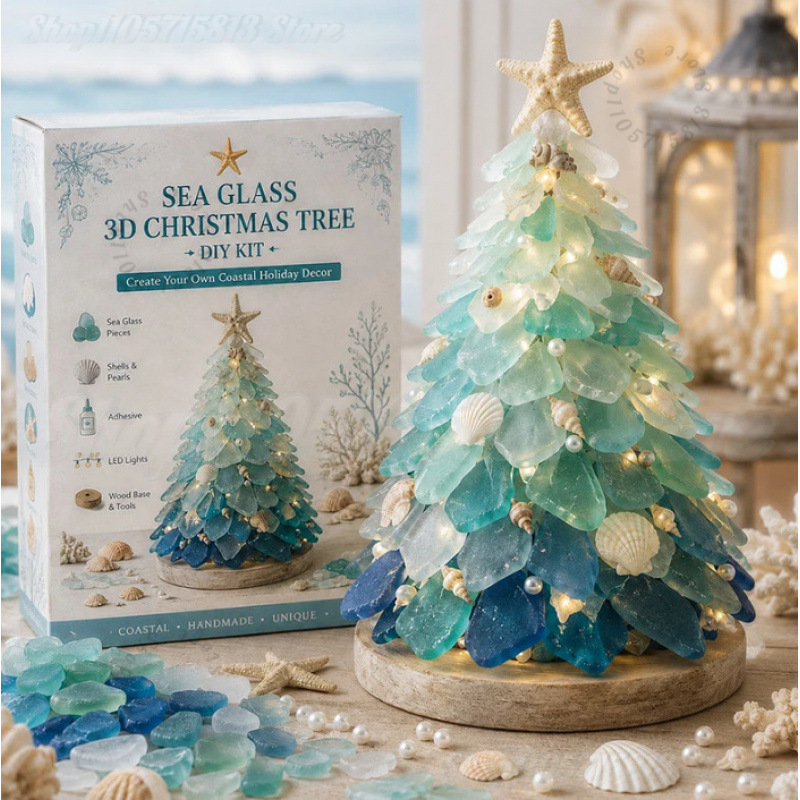 Christmas DIY Sea Glass Craft  - огляд і ціна Art Craft Holiday