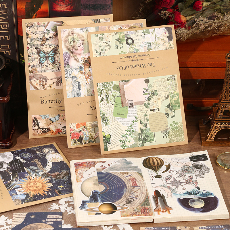 100pcs Sheets Vintage Art Pape - огляд і ціна Art Craft Gallery