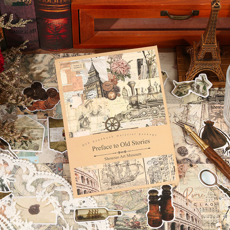 100pcs Sheets Vintage Art Pape - огляд і ціна Art Craft Gallery
