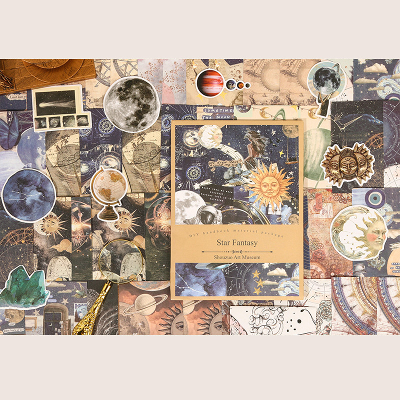 100pcs Sheets Vintage Art Pape - огляд і ціна Art Craft Gallery
