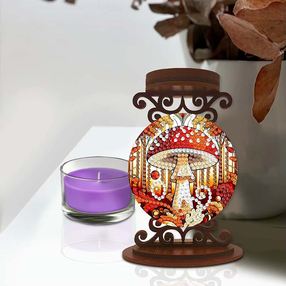 mushroom candle holder Hallowe - огляд і ціна Art Craft Holiday