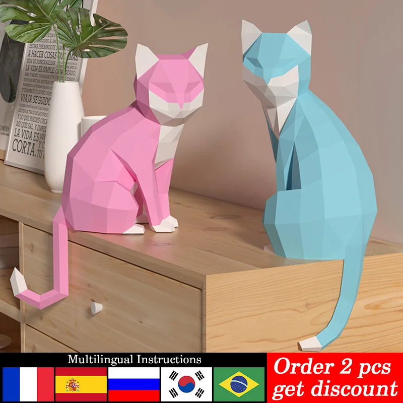 1 Pair Lovers Cat Animal Decor - огляд і ціна Art Craft Cat