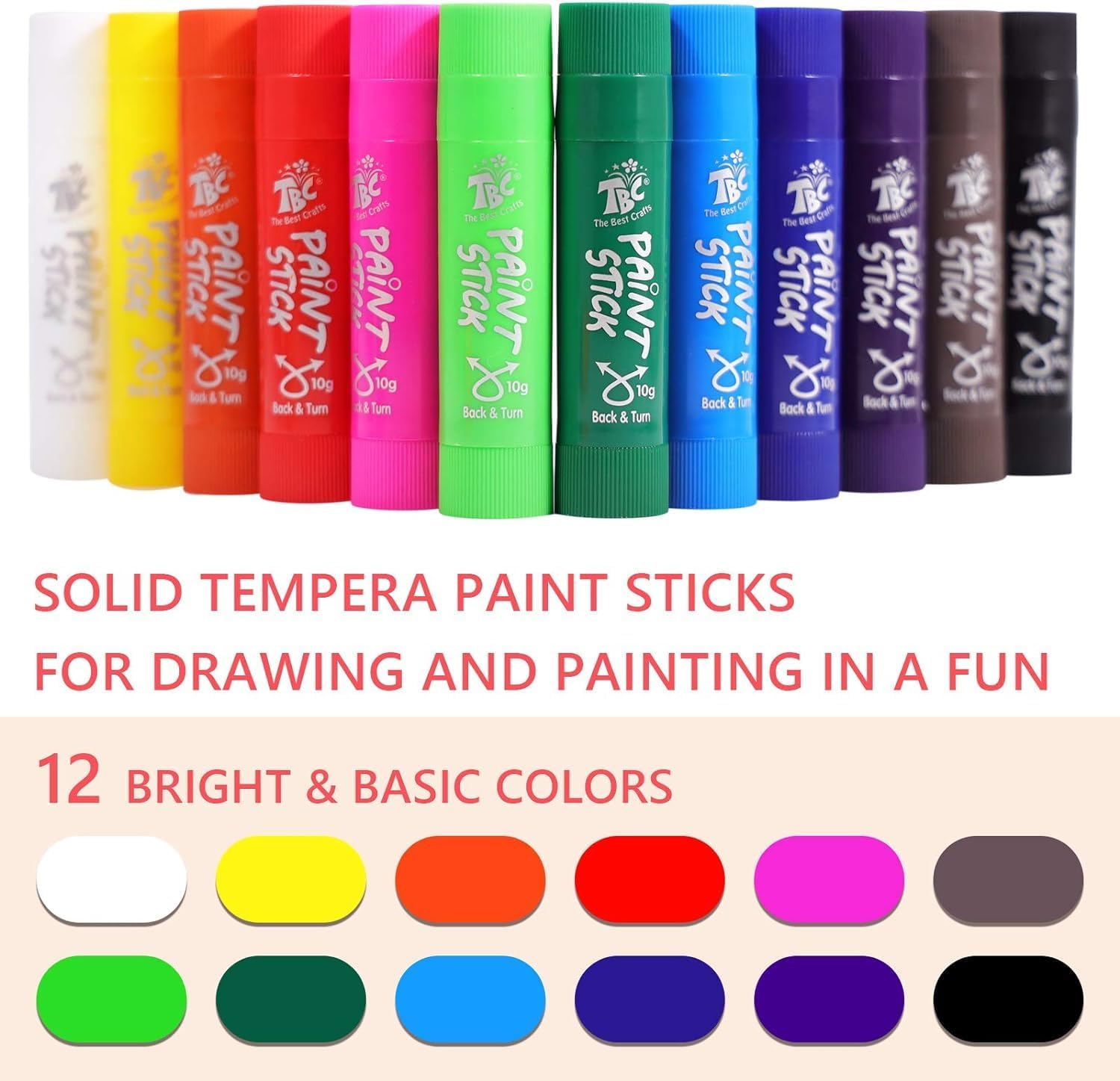 TBC The Best Crafts Paint Stic - огляд і ціна Art Craft For Toddlers