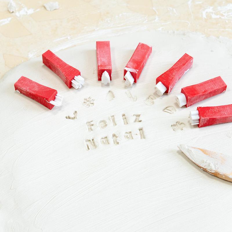 Christmas Style Alphabet Clay  - огляд і ціна Art Craft Clay